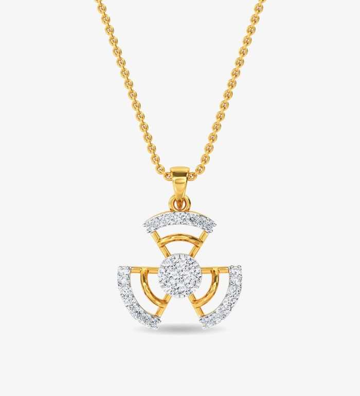 Diamond Ed Pendant Yellow Gold / 14KT