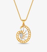 Lohan Pendant From Kisna Yellow Gold