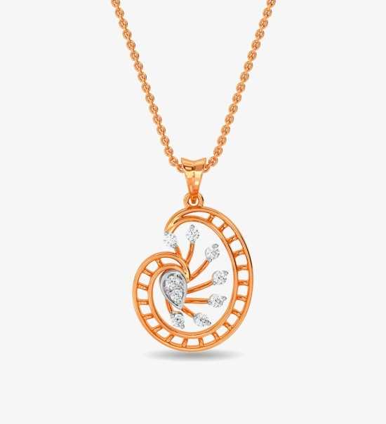 Lohan Pendant From Kisna Yellow Gold