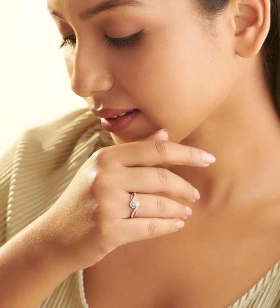 Real Diamond Jewellery Gold Diamond Ring