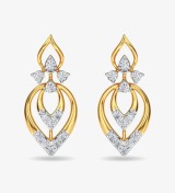 Diamond Stud Eulla Earring Rose Gold