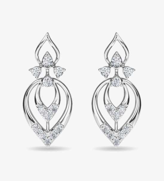 Diamond Stud Eulla Earring Rose Gold